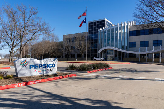 
Plano, Texas,  USA - March 19, 2022: Former PepsiCo corporate headquarters on Headquarters Drive in Plano, Texas,  USA. PepsiCo officially vacated this specific facility in 2023. PepsiCo is a food an