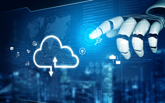 AI artificial intelligence optimizes cloud infrastructure with virtual assistants and intelligent automation, improving scalability, security, and digital business continuity. Vouch