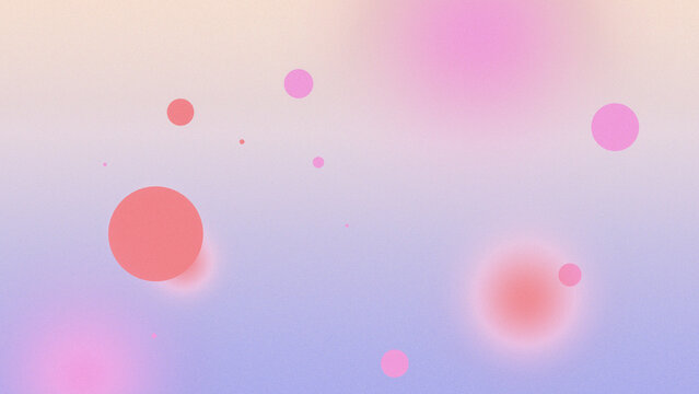Soft Pastel Gradient Abstract Background with Blurred Colorful Bokeh Orbs