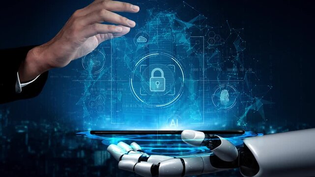 AI securing digital access through biometric authentication, protecting identity, monitoring threats, and enhancing cybersecurity system infrastructure with intelligent automation. Marrow