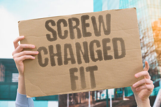 "Screw Changed Fit" Hardware adjusted the piece. SCREW.CHANGED.FIT.PART.HARD.