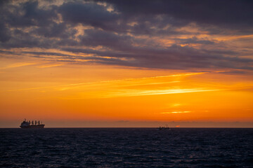 Fototapeta premium Sunset at Xiziwan, Kaohsiung, Taiwan
