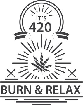 420 T-Shirt Template design