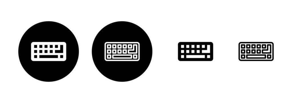 Keyboard icon logo design. keyboard sign and symbol