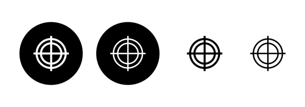 Target icon logo design. goal icon vector. target marketing sign and symbol