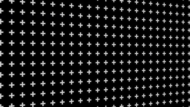 Plus symbol animation digital data hi-tech streaming 4K background