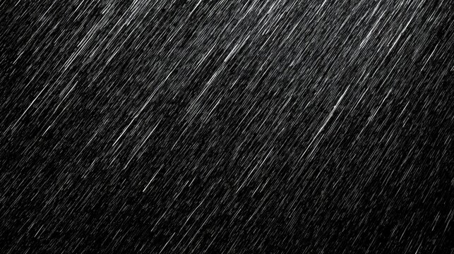 Dark, textured background with streaks of light, suggesting falling rain or sleet