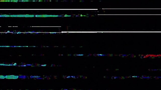 VHS glitch tv noise transition distortion overlay