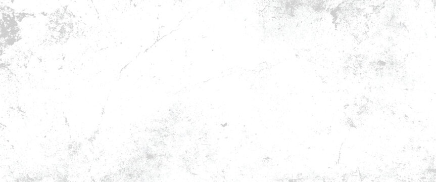 White grunge texture background with subtle grey distressed concrete overlay and scattered speckles