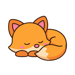 Fototapeta premium Cute Animal Flat SVG Icon