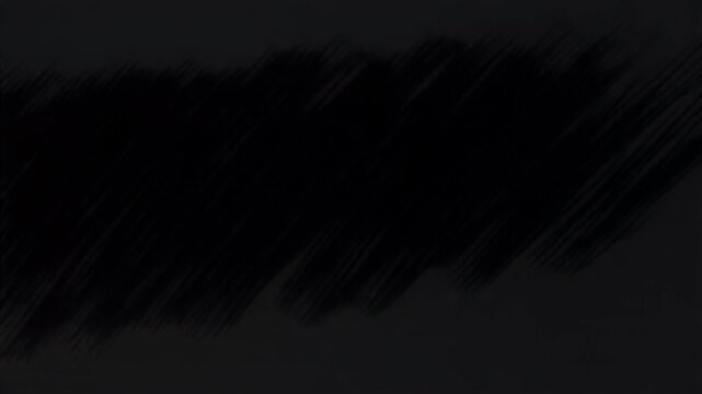 Rapid Hand Drawn Black Ink Line Illustration Drawing Complex Abstract Patterns on Transparent Background