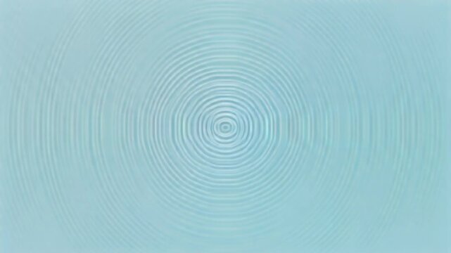 Ethereal Light Blue Ink Ripples Spreading from Center on Transparent Background, Soft Motion Graphic Animation Full HD