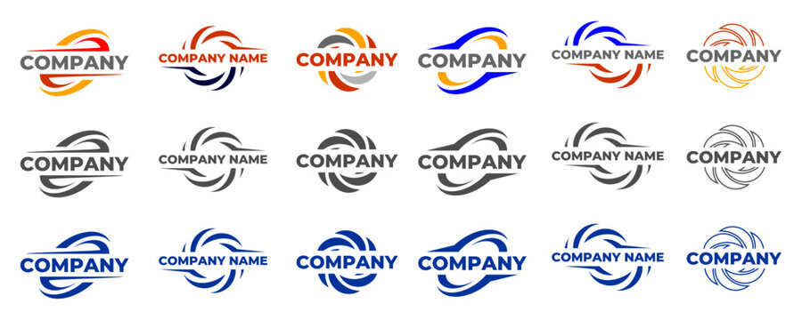 generic circle logo design , business logo , vector , symbol , company logo,background, emblem, swirl, infinity, circular	