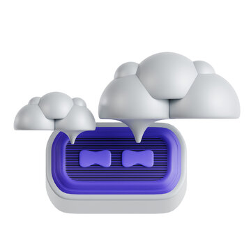 AI Hallucination 3D Illustration