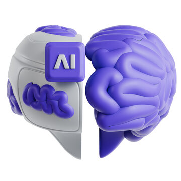 Deepfake Fear 3D Illustration
