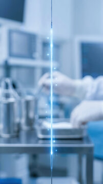 Smart medicine laboratory patient treatment clinical equipment sterile room