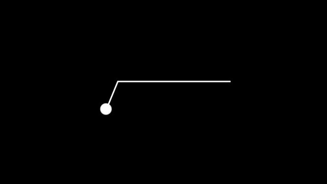 HUD call out elements pack animation on black background. Simple HUD elements frame lines animation for text 4k video.