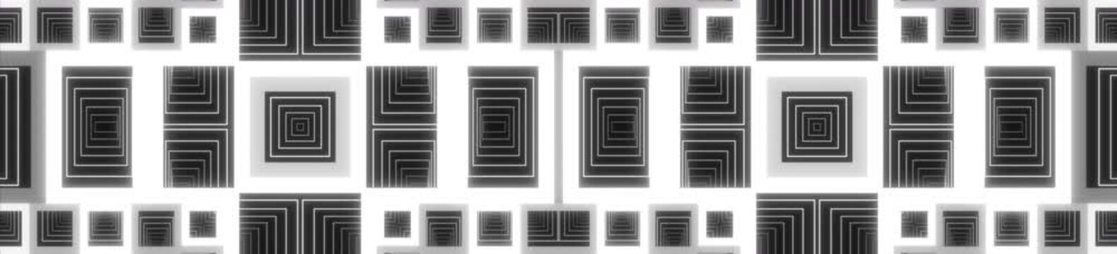 Abstract Monochrome Geometric Lines Seamless VJ Loop Pack, Black and White Stage Backgrounds