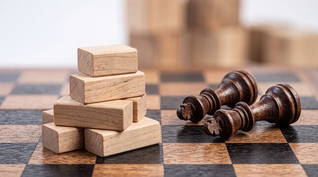 Zero Sum Competition and Strategic Business Rivalry Concept