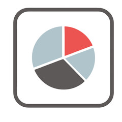 Obraz premium Pie Chart Icon