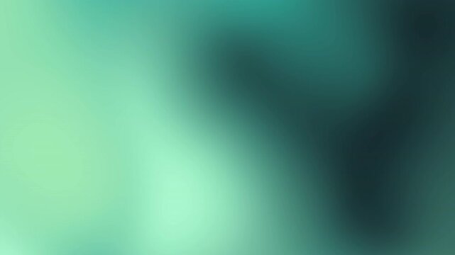 Soft mint and teal blurred gradient motion background loop. Ideal for calm intros, titles, overlays, presentations, app UI, and social media.