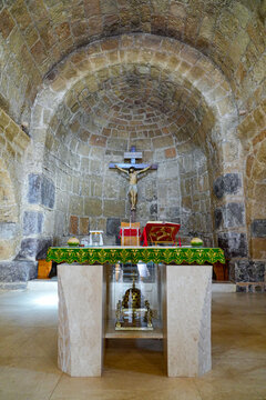 Altar of the Basilica of Saint Antiochus (Basilica di Sant'Antioco Martire) in Sardinia, Italy