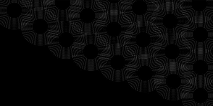 Black and white scallop print. Japanese seigaiha pattern. Sea or ocean waves background. Fish squama or dragon scale. Simple geometric ornament with repeating arch shapes. Vector graphic