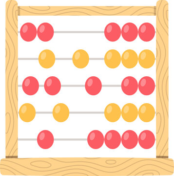 Colorful Wooden Abacus for Math Learning