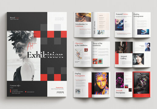 Minimalist Art Exhibition Template