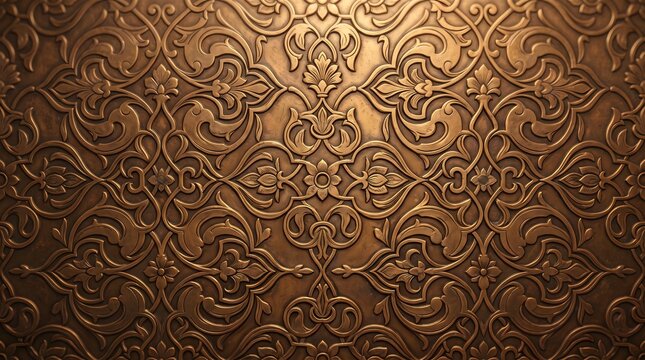 Luxurious gold, ornate, metallic background, elegant bronze texture, decorative pattern