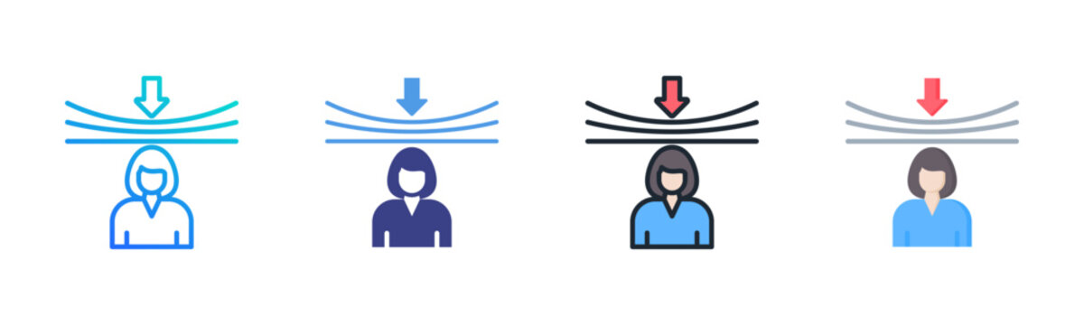 Resilience Icon Set Multiple Style Collection