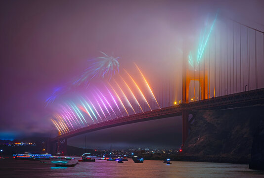 July 4th Firework Show in GGB