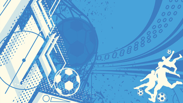 Football Background World Cup 2026 Vector