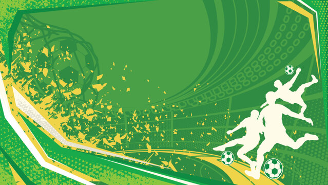 Football Background World Cup 2026 Vector