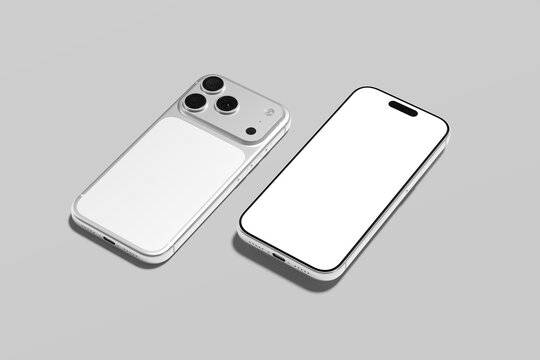 Smartphone Screen Blank Mockup