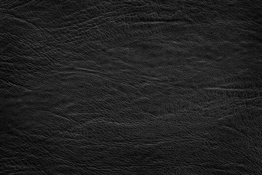 Black leather texture background with seamless pattern and high resolution.