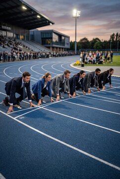 Business Competition and Corporate Race for Success
