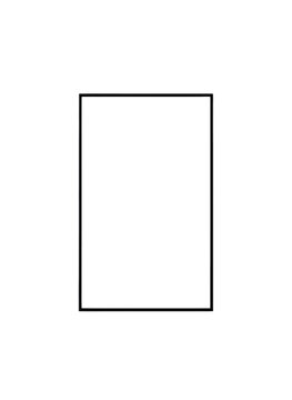 Simple black rectangle shape