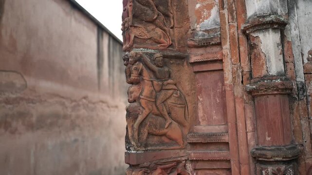 lalaji Temple is one of the archaeological sites in Kalna city.The terracotta art on the temple walls reflects the social system of that time.