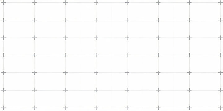 A clean, uniform grid structure with cross markers on a plain white background, suitable for design, layout, and technical template use.