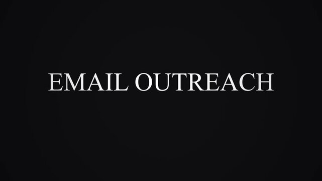 Outbound Strategy and Cold Calling Sales Marketing Text Animation