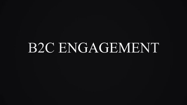 Performance Marketing and B2B Solutions Digital Advertising Text Animation