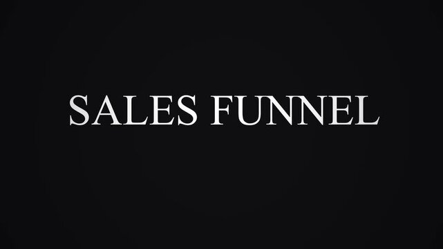 Marketing Automation and CRM Integration Sales Funnel Business Concept