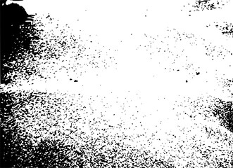Obraz premium Abstract vector texture with minimalist black and white heavy stipple gradients and distressed spray paint noise elements