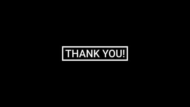 Thank you for watching animation, motion graphics, Thank you for watching text animation.