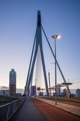 Fototapeta premium Rotterdam is major port city in the dutch province of south holland.