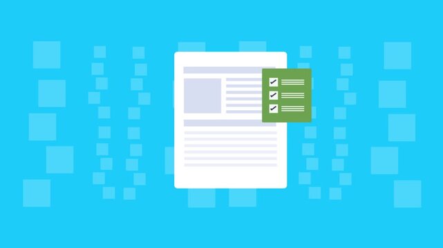 Business document approval with checklist verification, user mobile notification.