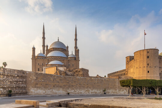 Mosque of Muhammad Ali at the Cairo Citadel in Egypt