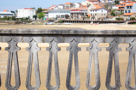 White sand beach and turquoise sea, Aldan, Pontevedra, Galicia, Spain