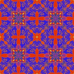 Fototapeta premium seamless floral pattern